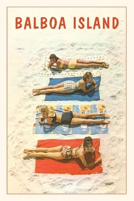 Vintage Journal Balboa Island Beach Bunnies Sunning by Found Image Press