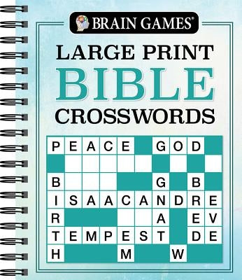 Brain Games Large Print Bible Crosswords by Publications International Ltd