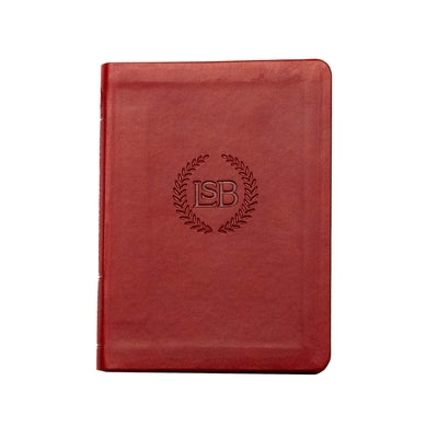 Legacy Standard Bible, New Testament with Psalms and Proverbs LOGO Edition - Burgundy Faux Leather by Steadfast Bibles