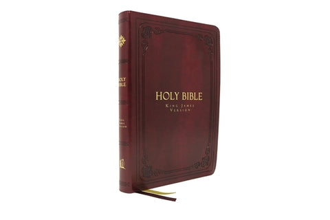 Kjv, Thinline Bible, Large Print, Vintage Series, Leathersoft, Burgundy, Red Letter, Comfort Print: Holy Bible, King James Version by Thomas Nelson