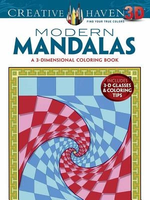 Modern Mandalas: A 3-Dimensional Coloring Book [With 3-D Glasses] by McVey, Randall