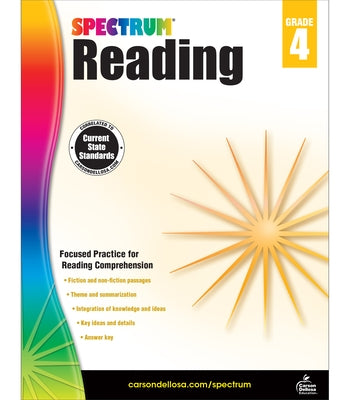 Spectrum Reading Workbook, Grade 4 by Spectrum