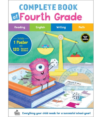 Complete Book of Fourth Grade by Carson Dellosa Education