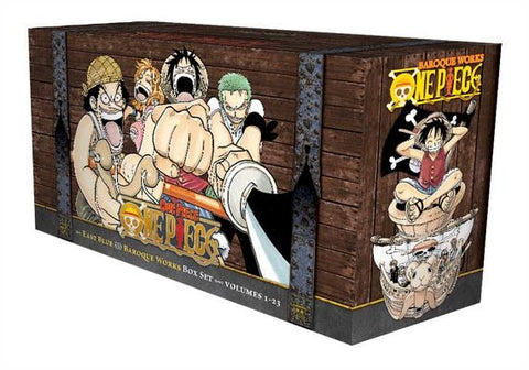 One Piece Box Set 1: East Blue and Baroque Works, Volumes 1-23 with Premium, Volume 1: East Blue and Baroque Works (Volumes 1-23 with Premium) by Viz_unknown