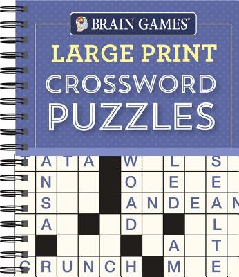 Brain Games Large Print Crossword Puzzles by Publications International