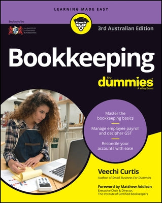 Bookkeeping for Dummies by Curtis, Veechi