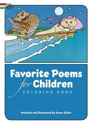 Favorite Poems for Children Coloring Book by Gaber, Susan
