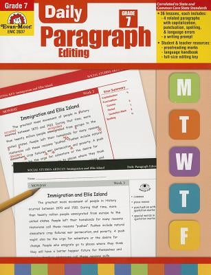 Daily Paragraph Editing Grade 7 by Evan-Moor Educational Publishers