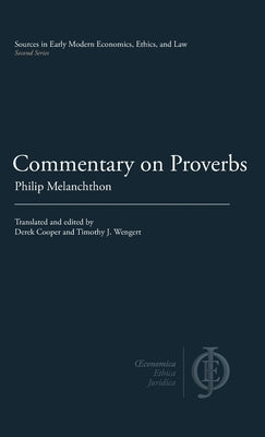 Commentary on Proverbs by Melanchthon, Philip