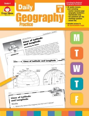 Daily Geography Practice Grade 4: EMC 3713 by Evan-Moor Educational Publishers