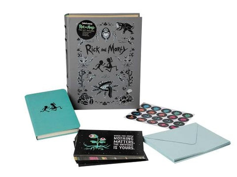 Rick and Morty Deluxe Note Card Set (with Keepsake Book Box) by Insight Editions
