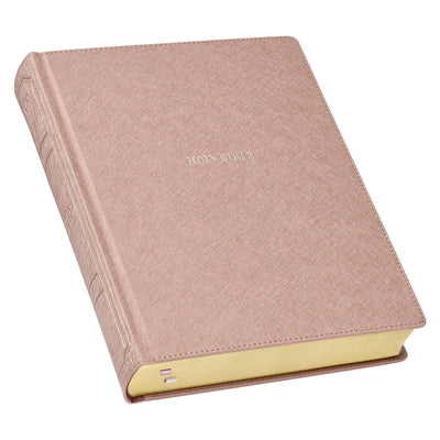KJV Large Print Note-Taking Bible Mauve Faux Leather by 