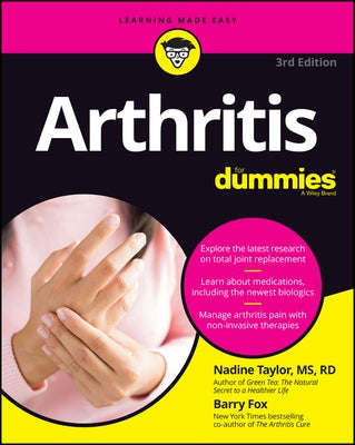 Arthritis for Dummies by Fox, Barry