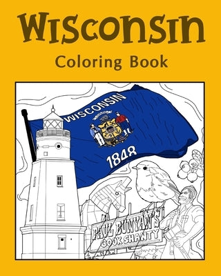Wisconsin Coloring Book by Paperland