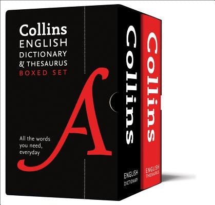 Collins English Dictionary and Thesaurus Boxed Set by Collins Dictionaries