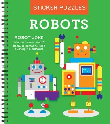 Brain Games - Sticker by Letter: Robots (Sticker Puzzles - Kids Activity Book) by Publications International Ltd