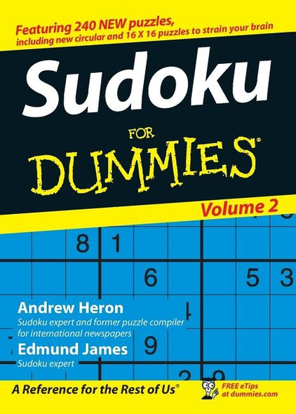 Sudoku for Dummies, Volume 2 by Heron, Andrew