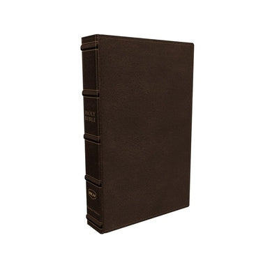 Nkjv, Large Print Verse-By-Verse Reference Bible, MacLaren Series, Genuine Leather, Brown, Comfort Print: Holy Bible, New King James Version by Thomas Nelson