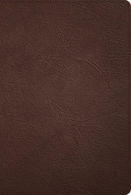 KJV Large Print Thinline Bible, Holman Handcrafted Collection, Brown Premium Goatskin by Holman Bible Publishers