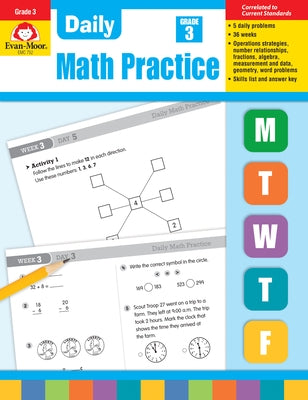 Daily Math Practice, Grade 3 by Evan-Moor Educational Publishers