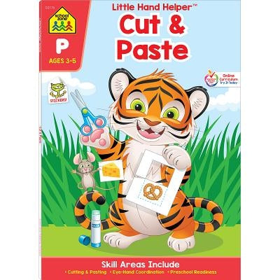 Cut & Paste Workbook with Stickers by School, Zone Staff