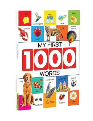 My First 1000 Words: Early Learning Picture Book to Learn Alphabet, Numbers, Shapes and Colours, Transport, Birds and Animals, Professions, by Books, Wonder House