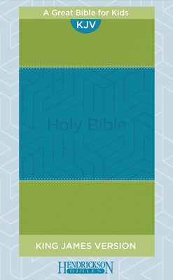 KJV Kids Bible Blue Green (Genuine Leather) by Hendrickson Publishers
