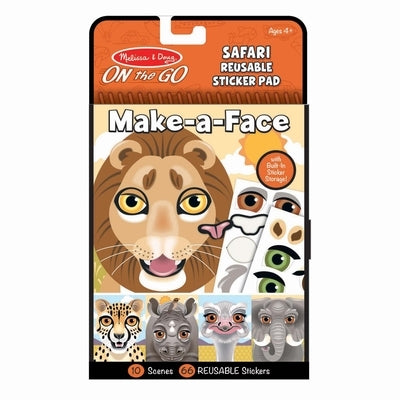 Make-A-Face Safari Reusable Sticker Pad by Melissa & Doug