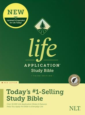 NLT Life Application Study Bible, Third Edition (Red Letter, Hardcover, Indexed) by Tyndale