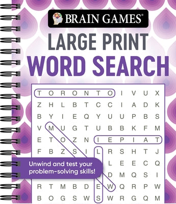 Brain Games - Large Print Word Search (Swirls) by Brain Games