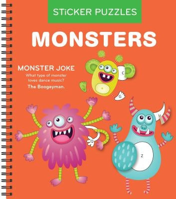 Brain Games - Sticker by Letter: Monsters (Sticker Puzzles - Kids Activity Book) by Publications International Ltd