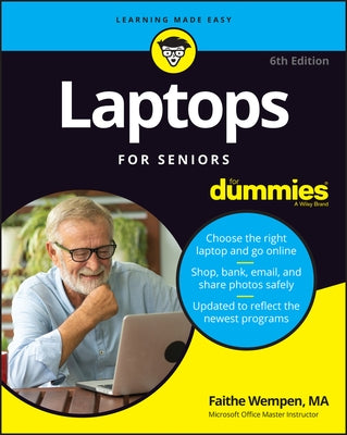 Laptops for Seniors for Dummies by Wempen, Faithe