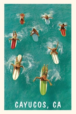 The Vintage Journal Surfers, Cayucos, California by Found Image Press