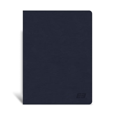 CSB E3 Discipleship Bible, Navy Leathertouch, Indexed by Fellowship of Christian Athletes