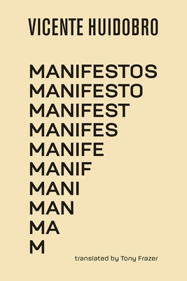 Manifestos by Huidobro, Vicente