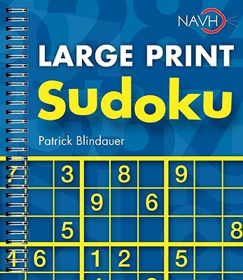 Large Print Sudoku by Blindauer, Patrick