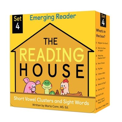 The Reading House Set 4: Short Vowel Clusters and Sight Words by Conn, Marla