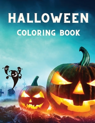 Halloween Coloring Book: For Grown Ups with Monsters, Pumpkins, Haunted Houses, and Witches │ Stress Relief Relaxation with Spooky colori by Payne, Jasper