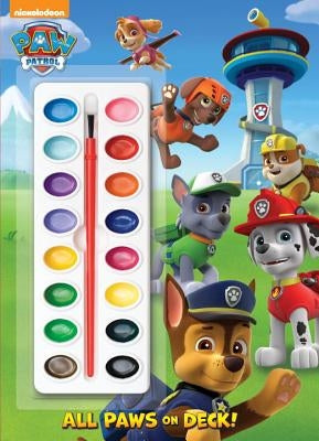 All Paws on Deck! [With Paint Brush and Paint] by Golden Books