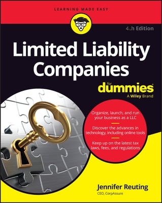 Limited Liability Companies for Dummies by Reuting, Jennifer