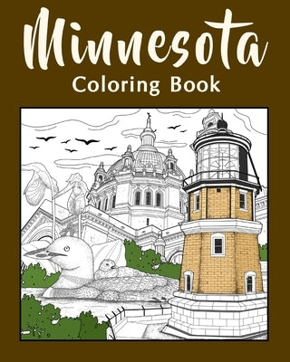 Minnesota Coloring Book by Paperland