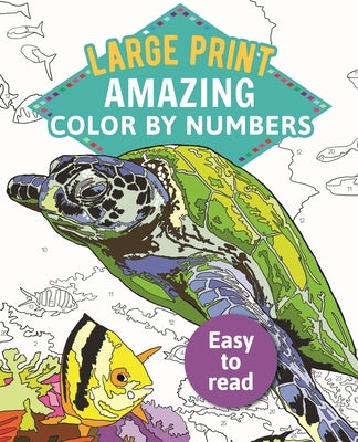 Amazing Color-By-Numbers Large Print by Arcturus Publishing