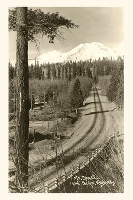 Vintage Journal Mt. Shasta and Pacific Highway by Found Image Press