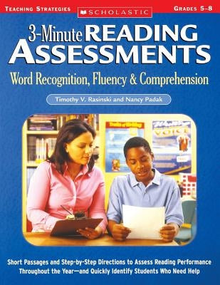 3-Minute Reading Assessments Prehension: Word Recognition, Fluency, & Comprehension by Davis-Swing, Joanna
