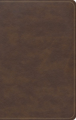 CSB Single-Column Compact Bible, Brown Leathertouch by Csb Bibles by Holman