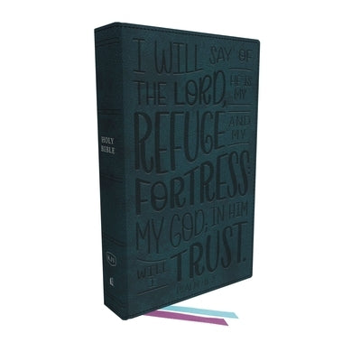 Kjv, Thinline Youth Edition Bible, Verse Art Cover Collection, Leathersoft, Teal, Red Letter, Comfort Print: Holy Bible, King James Version by Thomas Nelson