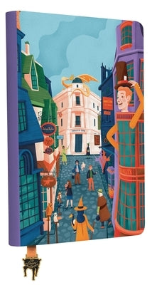 Harry Potter: Exploring Diagon Alley(tm) Journal with Ribbon Charm by Insight Editions
