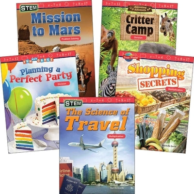 Multiplication & Division: Grades 3-5 (5-Book Set) by Teacher Created Materials