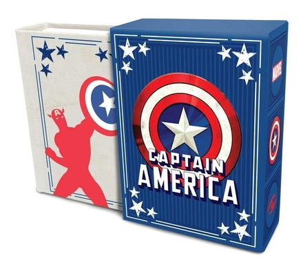 Marvel Comics: Captain America (Tiny Book): Inspirational Quotes from the First Avenger Fits in the Palm of Your Hand Stocking Stuffer, Novelty Geek G by Singer, Matt
