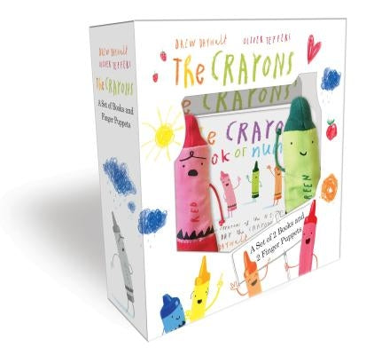 The Crayons: A Set of Books and Finger Puppets by Daywalt, Drew
